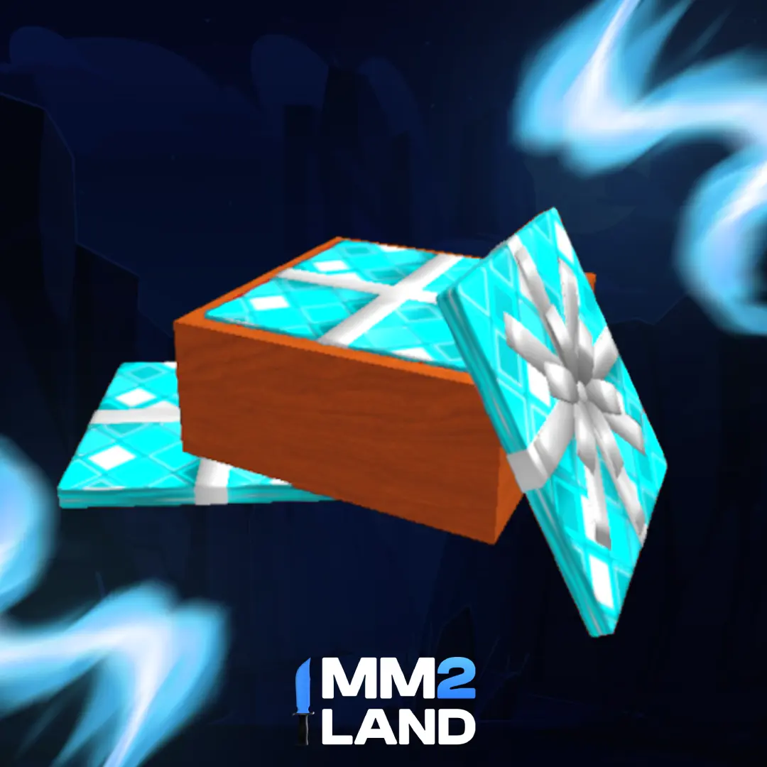 Box of Blue Wrapping Paper