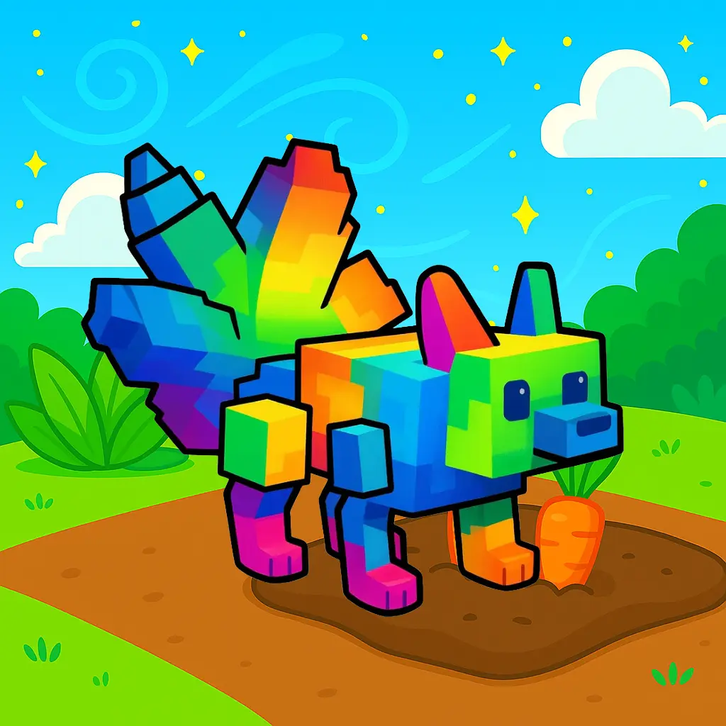 Rainbow Kitsune